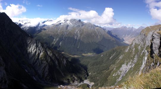 Nádherný pohled z Cascade Saddle